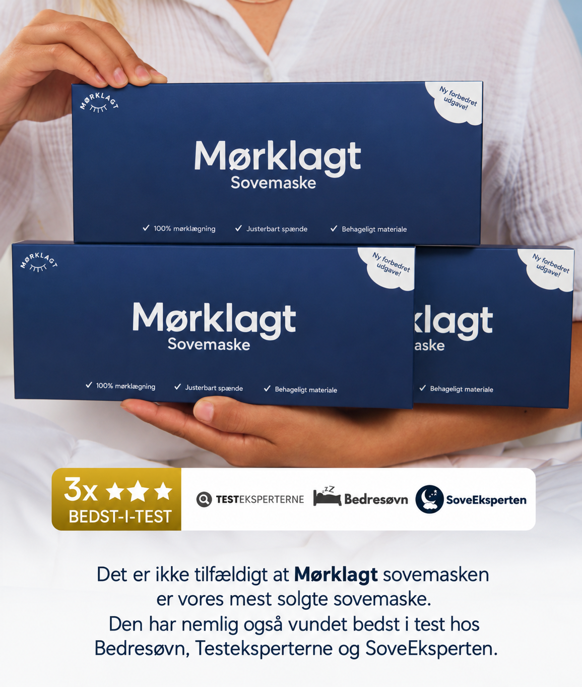 Mørklagt Sovemaske