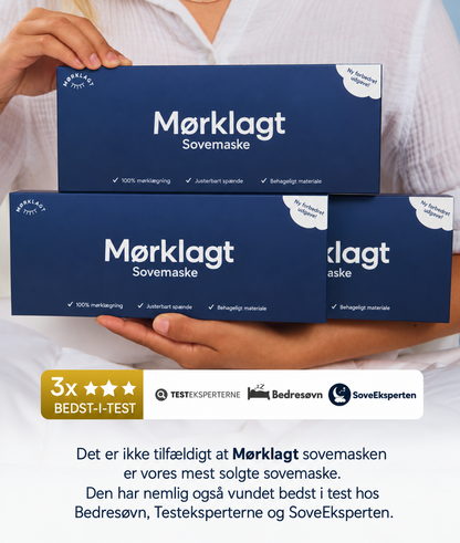 Mørklagt Sovemaske