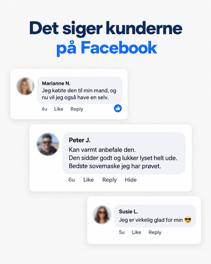 Mørklagt Sovemaske